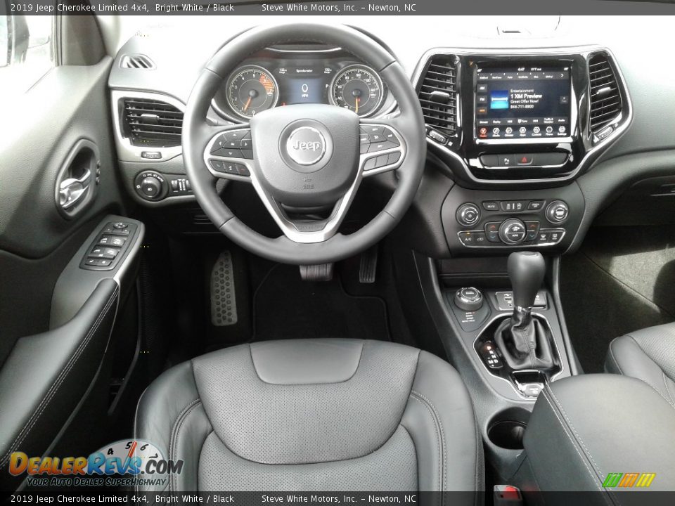 2019 Jeep Cherokee Limited 4x4 Bright White / Black Photo #32