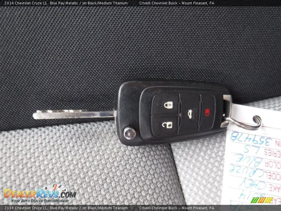 2014 Chevrolet Cruze LS Blue Ray Metallic / Jet Black/Medium Titanium Photo #27