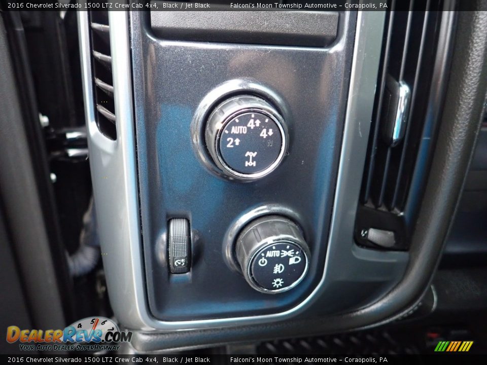 2016 Chevrolet Silverado 1500 LTZ Crew Cab 4x4 Black / Jet Black Photo #21