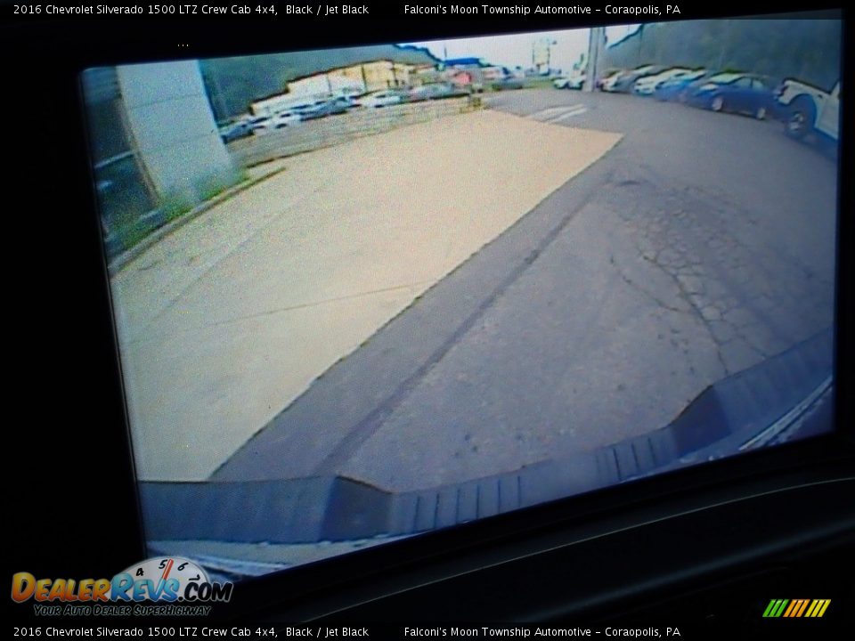 2016 Chevrolet Silverado 1500 LTZ Crew Cab 4x4 Black / Jet Black Photo #25