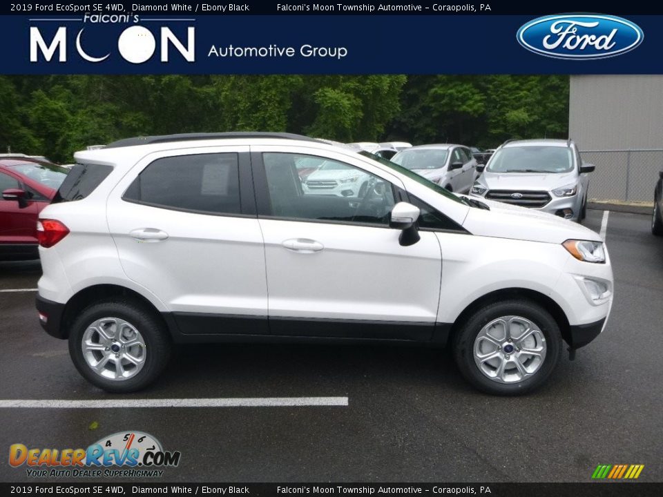 2019 Ford EcoSport SE 4WD Diamond White / Ebony Black Photo #1