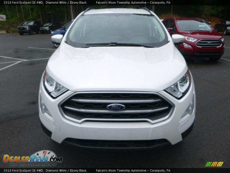 2019 Ford EcoSport SE 4WD Diamond White / Ebony Black Photo #4
