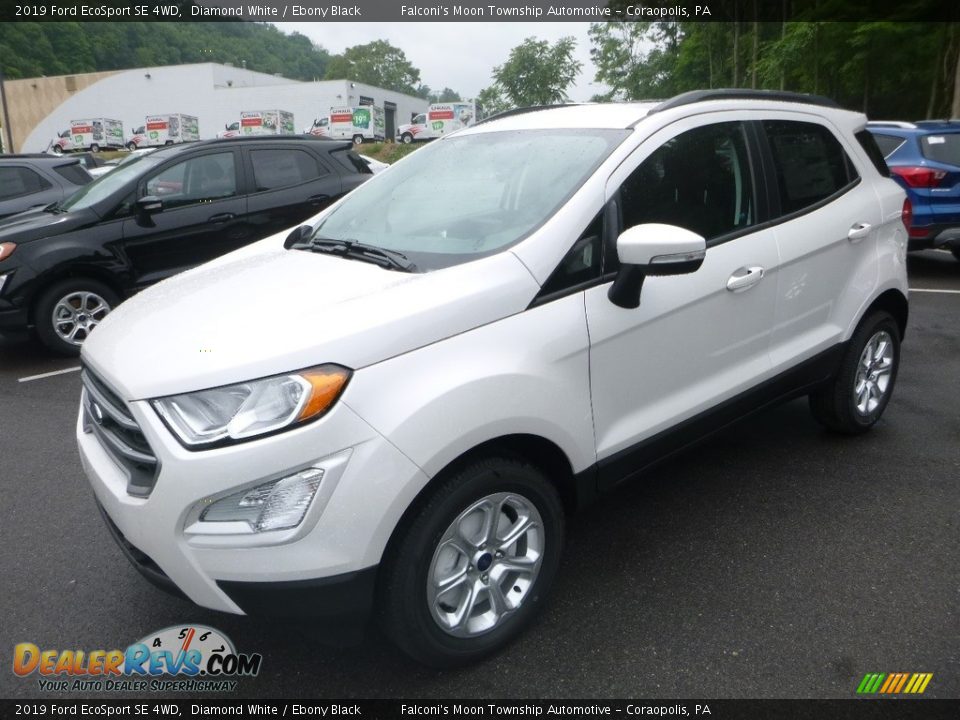 2019 Ford EcoSport SE 4WD Diamond White / Ebony Black Photo #5