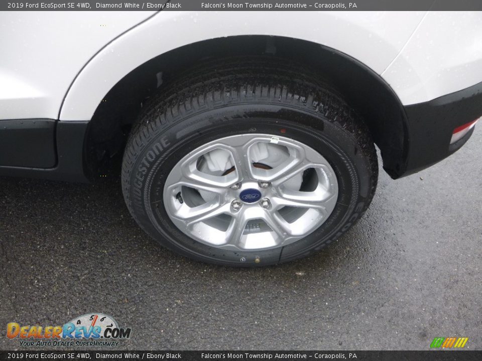 2019 Ford EcoSport SE 4WD Diamond White / Ebony Black Photo #7