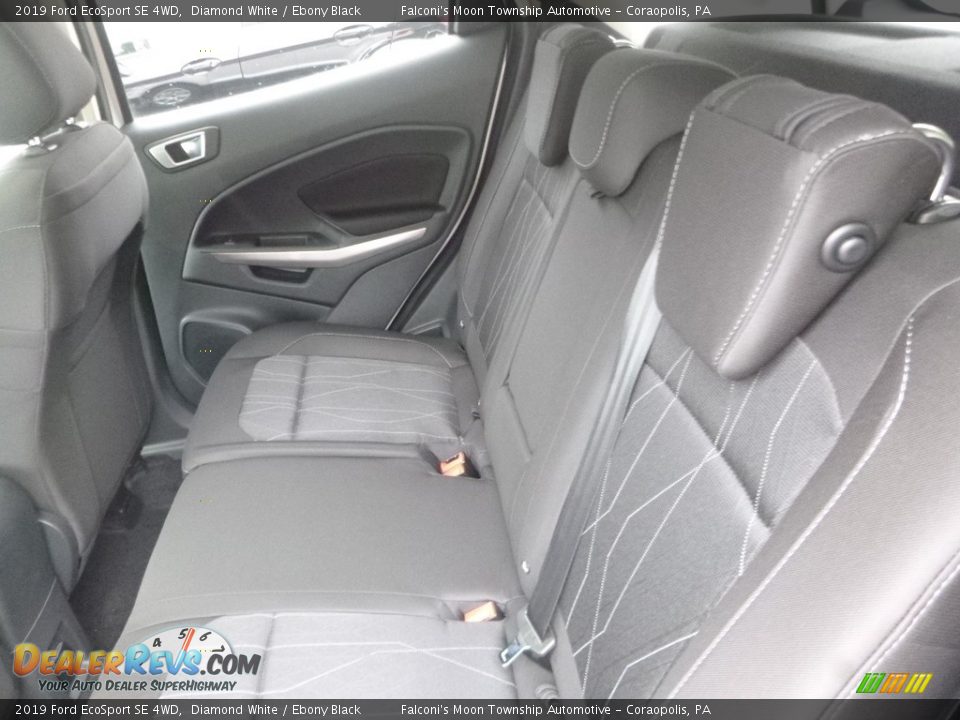 2019 Ford EcoSport SE 4WD Diamond White / Ebony Black Photo #8