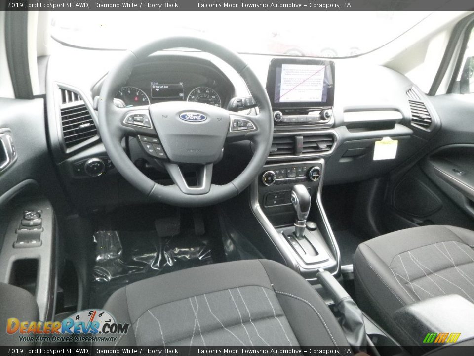 2019 Ford EcoSport SE 4WD Diamond White / Ebony Black Photo #9