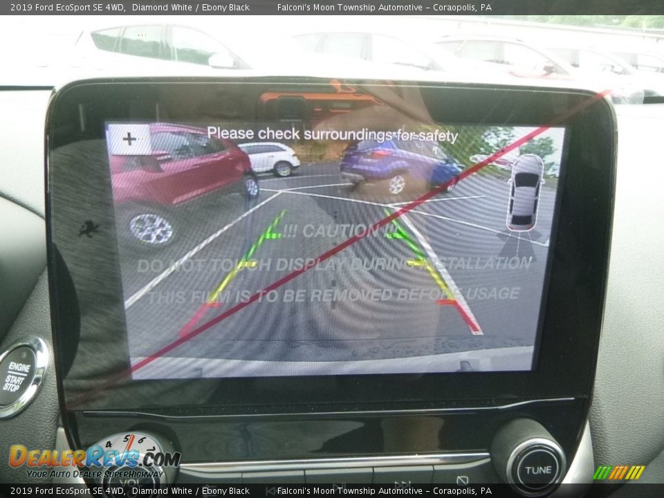 2019 Ford EcoSport SE 4WD Diamond White / Ebony Black Photo #15