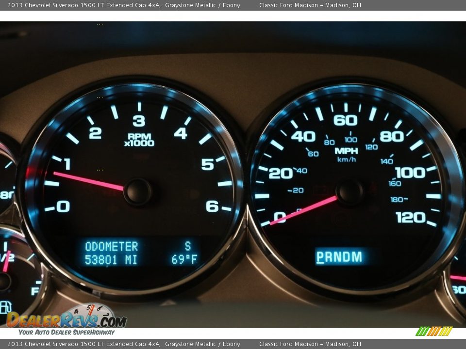 2013 Chevrolet Silverado 1500 LT Extended Cab 4x4 Graystone Metallic / Ebony Photo #8