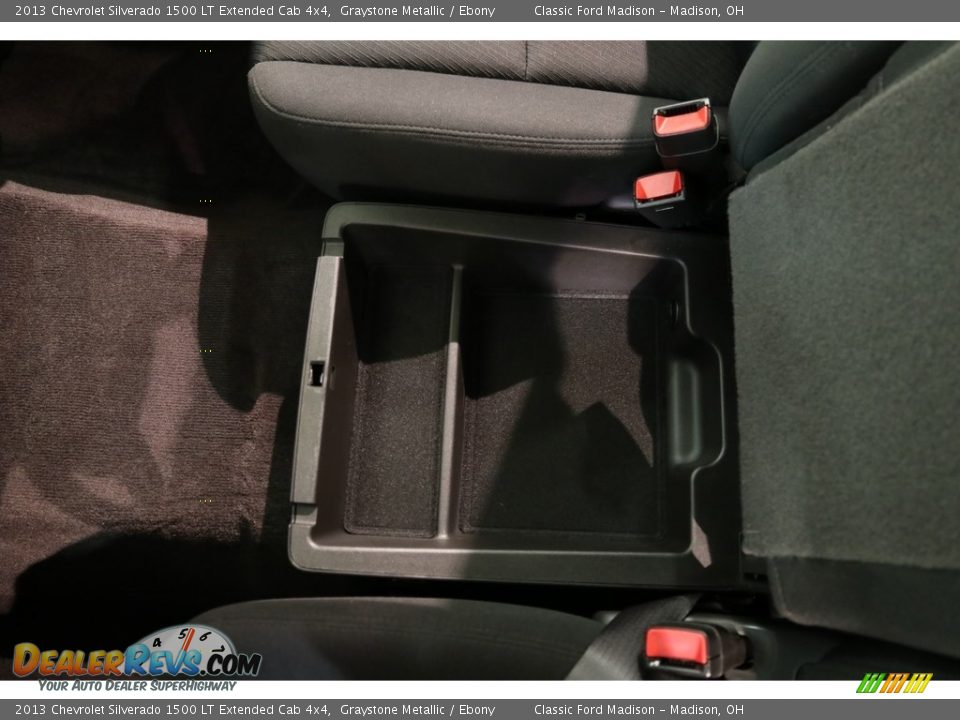 2013 Chevrolet Silverado 1500 LT Extended Cab 4x4 Graystone Metallic / Ebony Photo #12