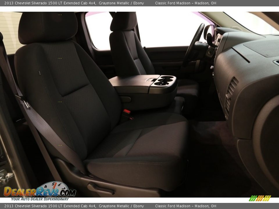 2013 Chevrolet Silverado 1500 LT Extended Cab 4x4 Graystone Metallic / Ebony Photo #13