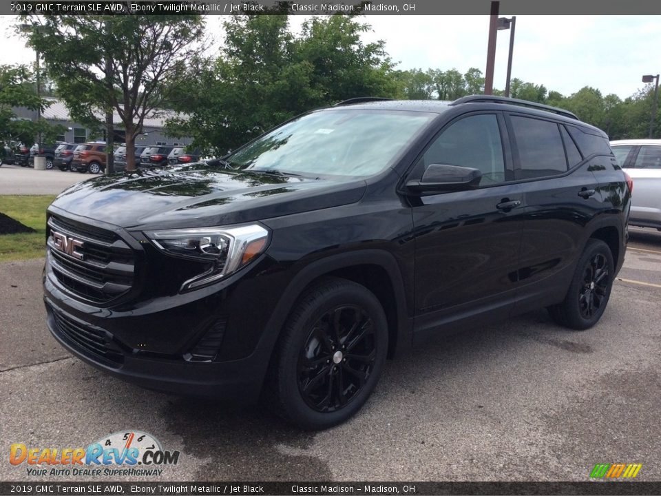 2019 GMC Terrain SLE AWD Ebony Twilight Metallic / Jet Black Photo #3