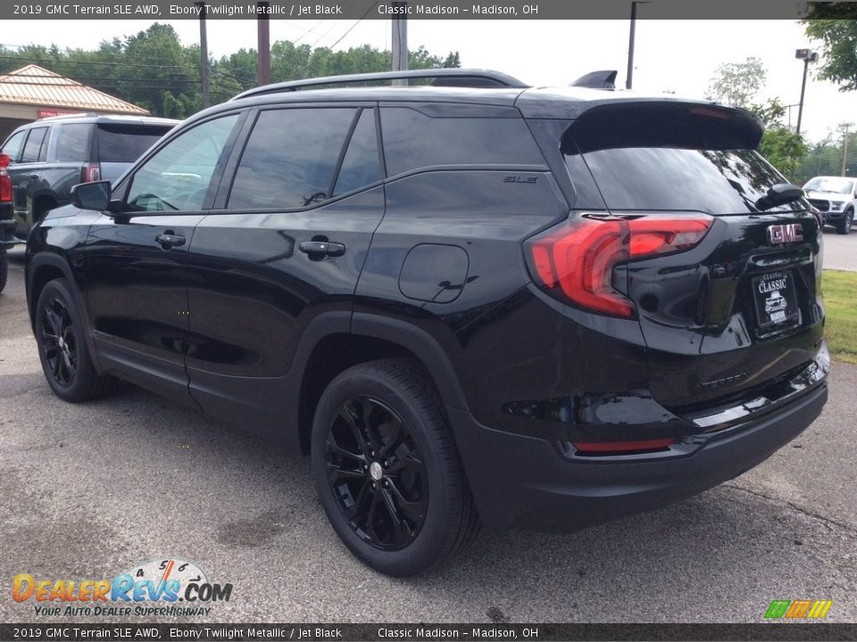 2019 GMC Terrain SLE AWD Ebony Twilight Metallic / Jet Black Photo #5