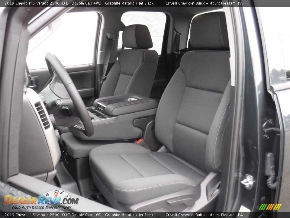 2019 Chevrolet Silverado 2500HD LT Double Cab 4WD Graphite Metallic / Jet Black Photo #23