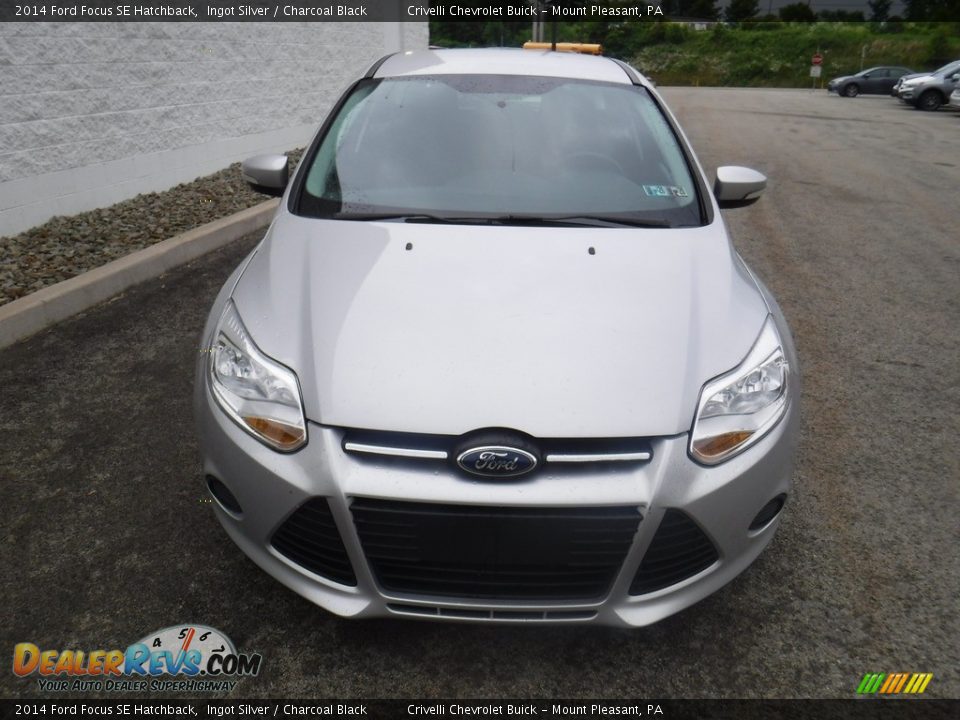 2014 Ford Focus SE Hatchback Ingot Silver / Charcoal Black Photo #4