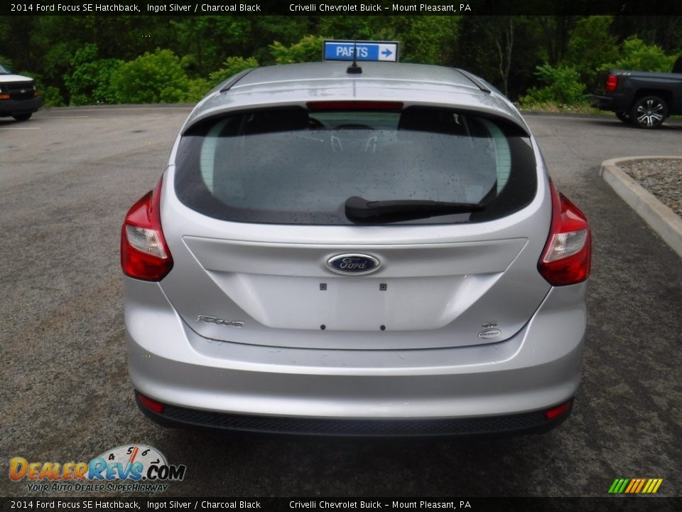 2014 Ford Focus SE Hatchback Ingot Silver / Charcoal Black Photo #8