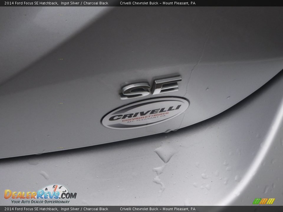 2014 Ford Focus SE Hatchback Ingot Silver / Charcoal Black Photo #9