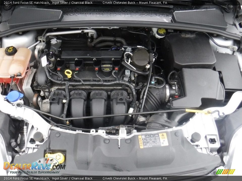 2014 Ford Focus SE Hatchback Ingot Silver / Charcoal Black Photo #11
