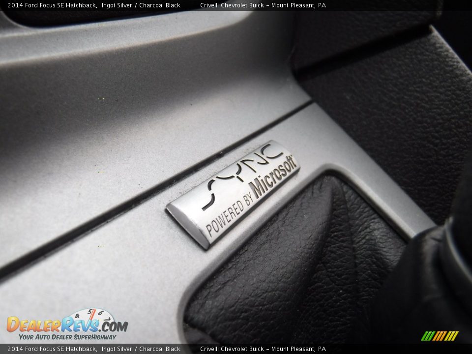 2014 Ford Focus SE Hatchback Ingot Silver / Charcoal Black Photo #16