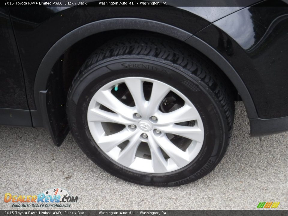 2015 Toyota RAV4 Limited AWD Black / Black Photo #3