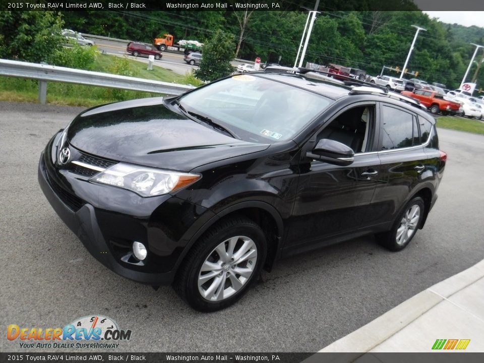 2015 Toyota RAV4 Limited AWD Black / Black Photo #6