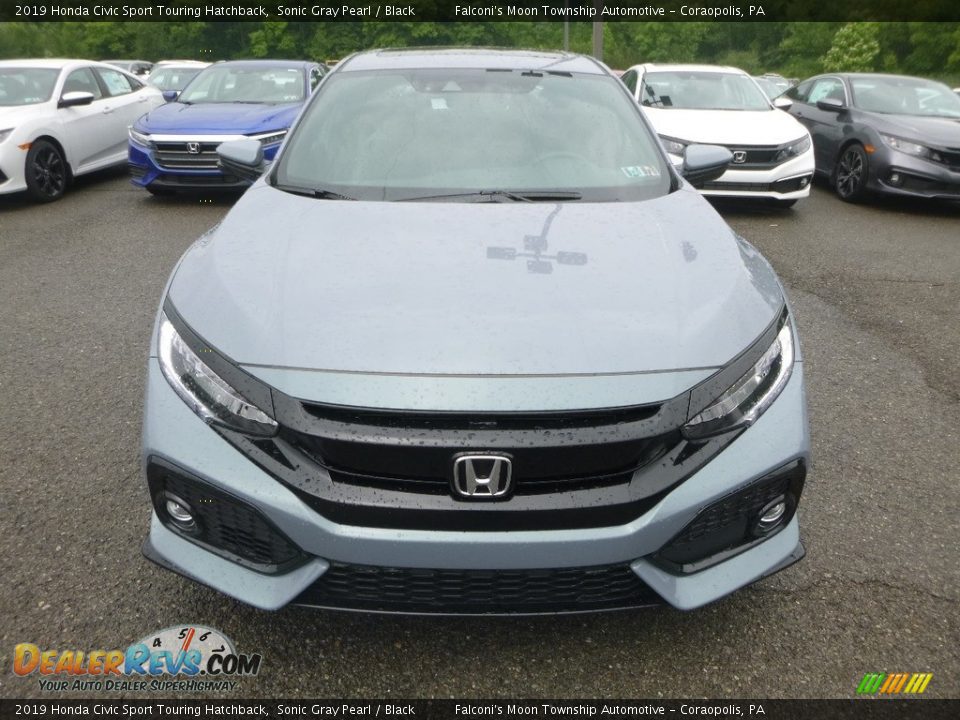 2019 Honda Civic Sport Touring Hatchback Sonic Gray Pearl / Black Photo #6