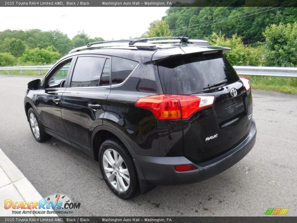 2015 Toyota RAV4 Limited AWD Black / Black Photo #7