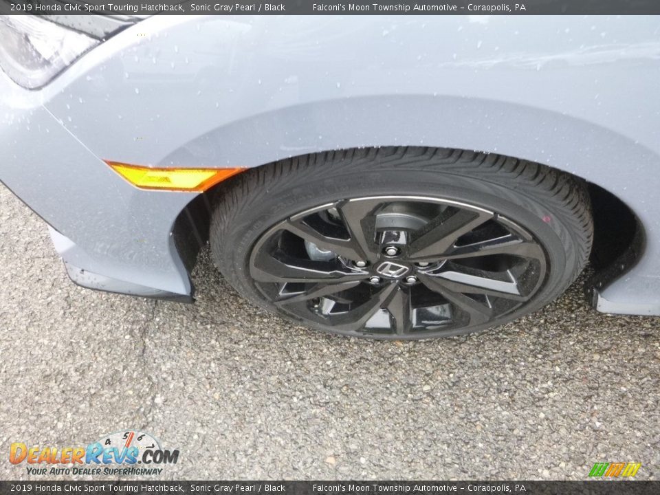 2019 Honda Civic Sport Touring Hatchback Sonic Gray Pearl / Black Photo #7