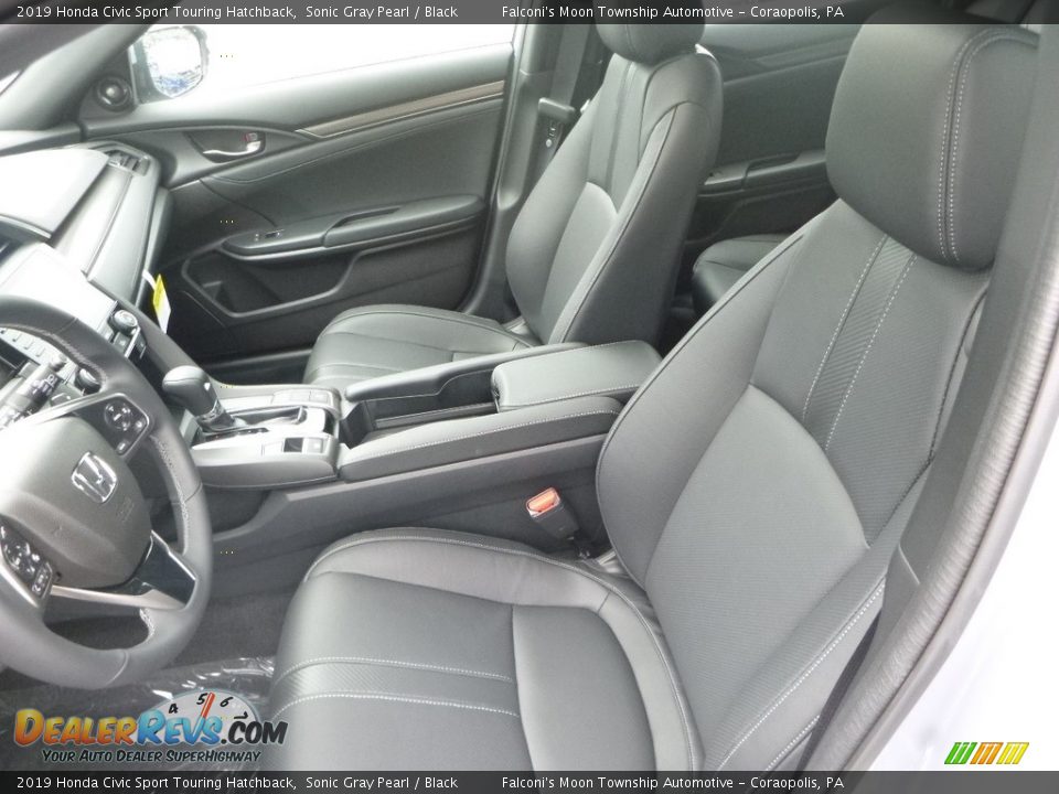 Front Seat of 2019 Honda Civic Sport Touring Hatchback Photo #8
