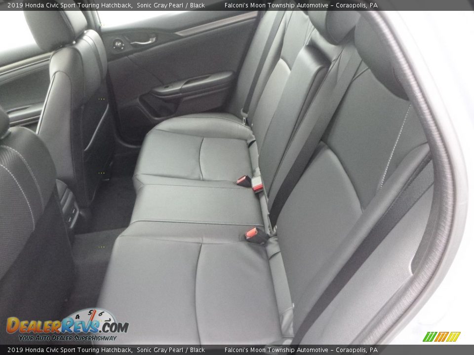 Rear Seat of 2019 Honda Civic Sport Touring Hatchback Photo #9