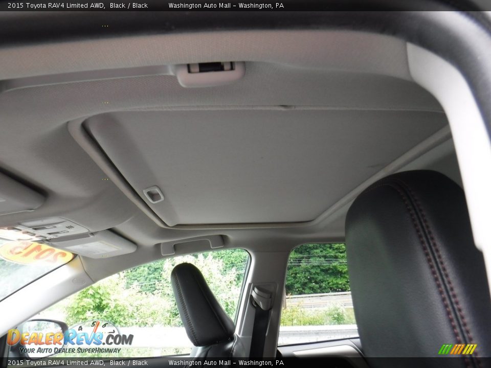 2015 Toyota RAV4 Limited AWD Black / Black Photo #11