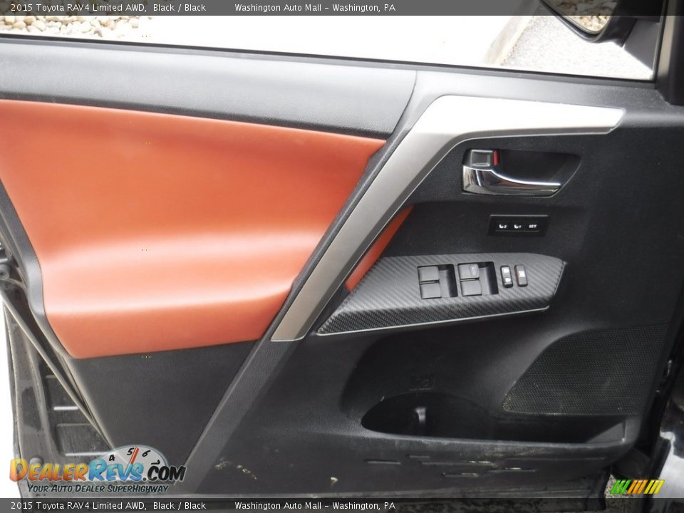 2015 Toyota RAV4 Limited AWD Black / Black Photo #14