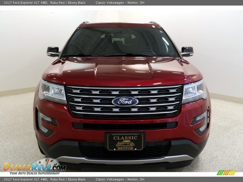 2017 Ford Explorer XLT 4WD Ruby Red / Ebony Black Photo #2