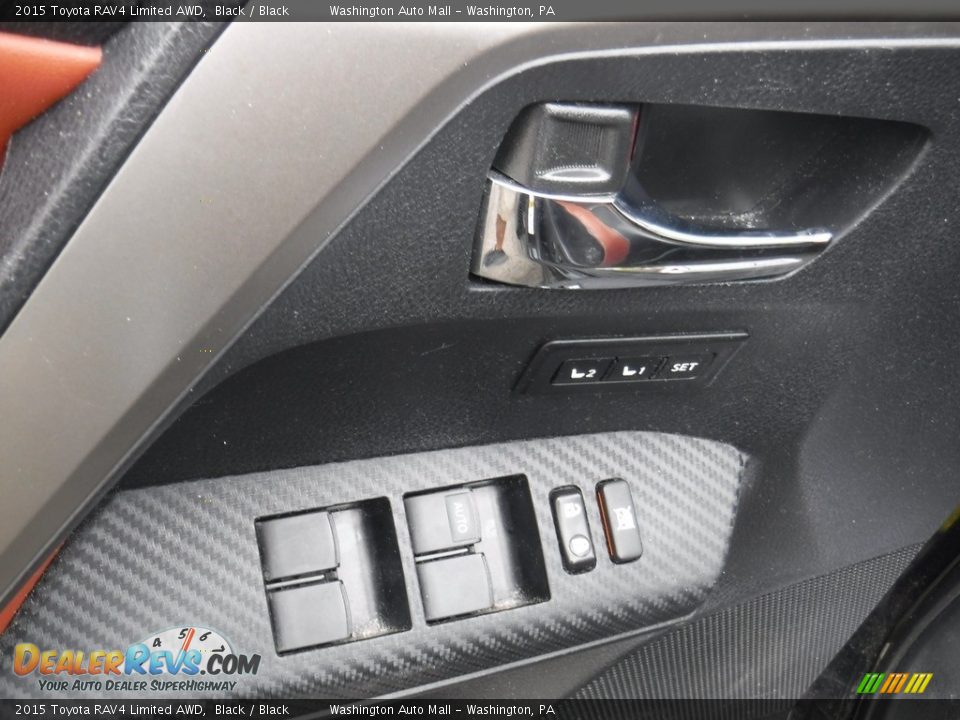 2015 Toyota RAV4 Limited AWD Black / Black Photo #15