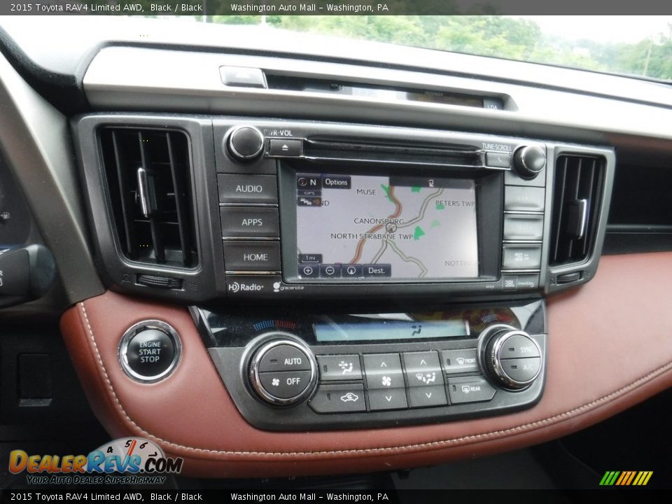 2015 Toyota RAV4 Limited AWD Black / Black Photo #18