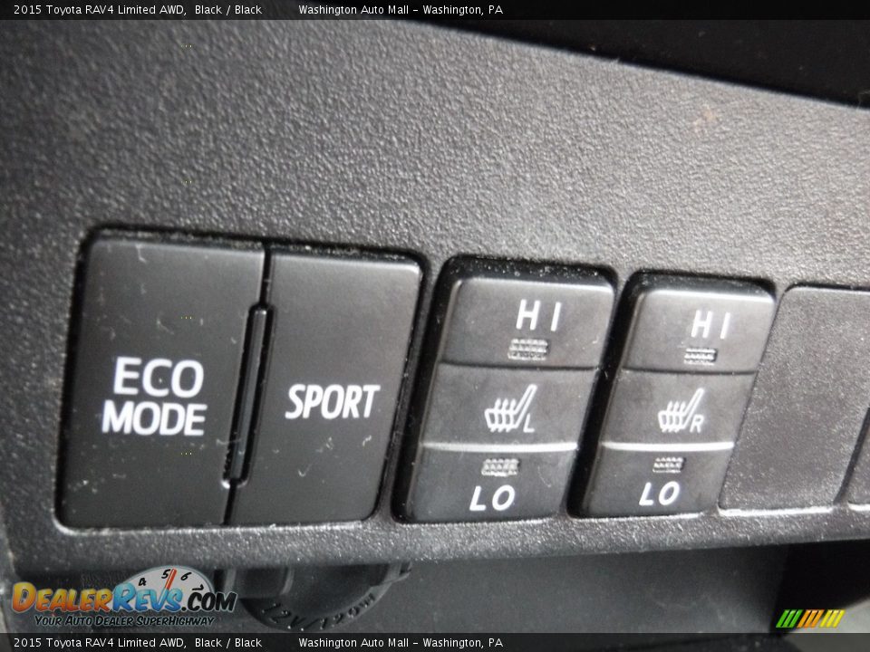 2015 Toyota RAV4 Limited AWD Black / Black Photo #20