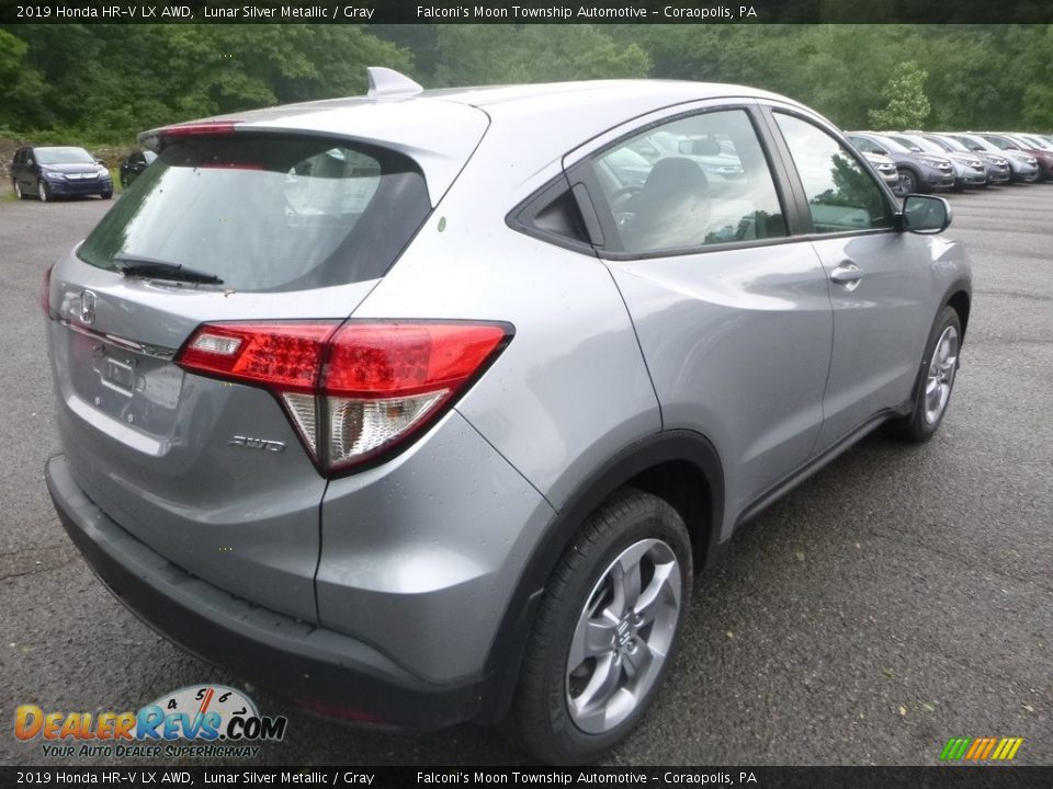 2019 Honda HR-V LX AWD Lunar Silver Metallic / Gray Photo #5