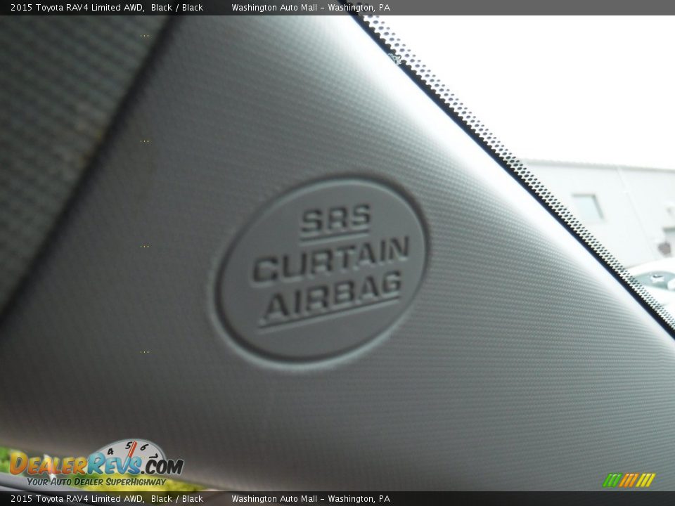2015 Toyota RAV4 Limited AWD Black / Black Photo #22