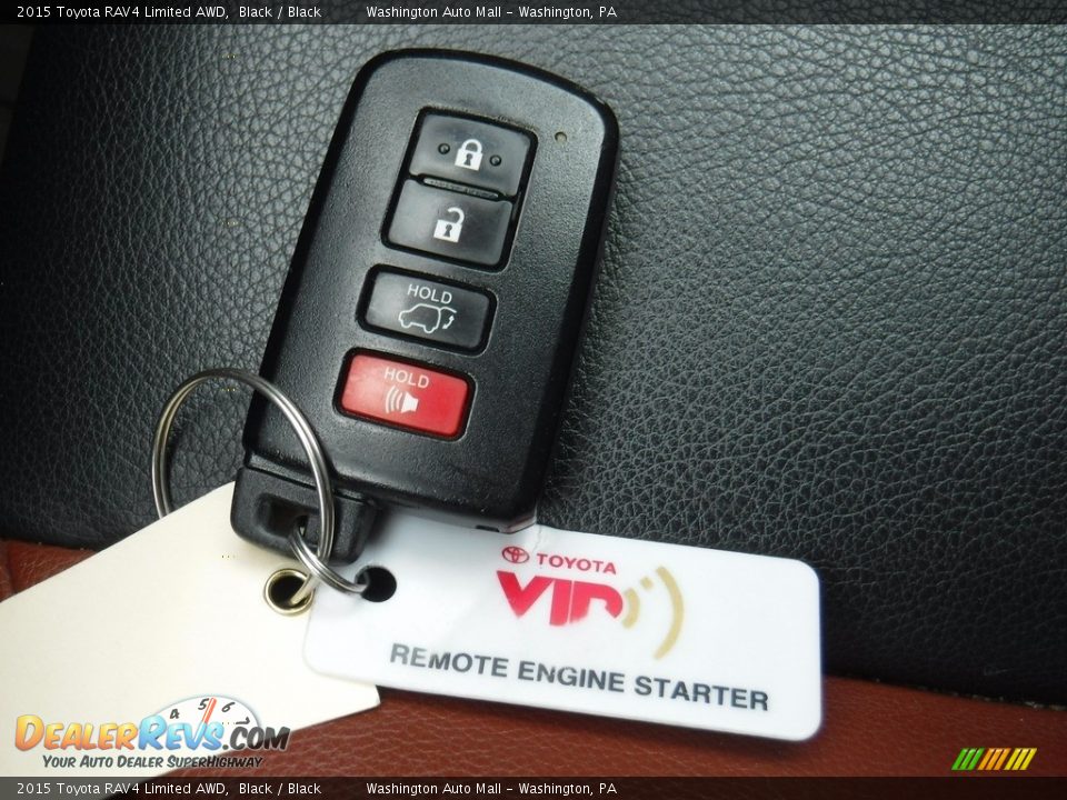 2015 Toyota RAV4 Limited AWD Black / Black Photo #26