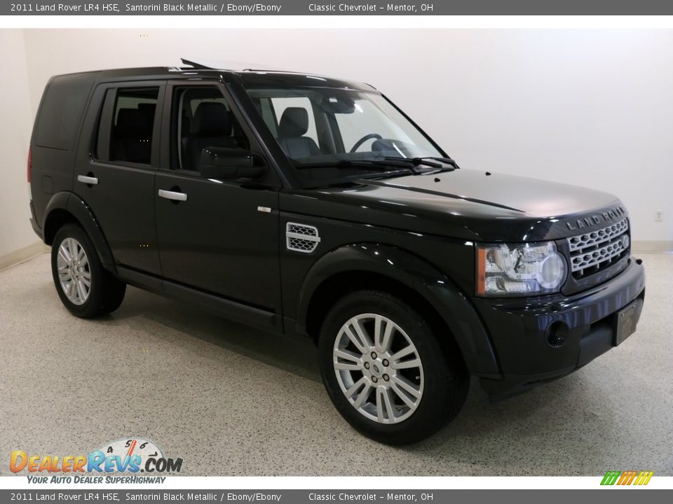 2011 Land Rover LR4 HSE Santorini Black Metallic / Ebony/Ebony Photo #1