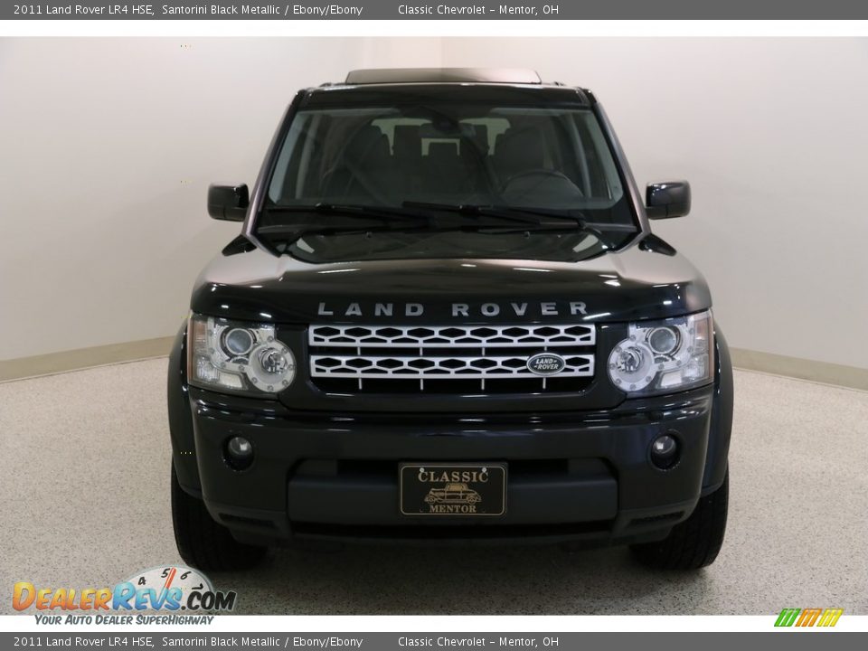2011 Land Rover LR4 HSE Santorini Black Metallic / Ebony/Ebony Photo #2