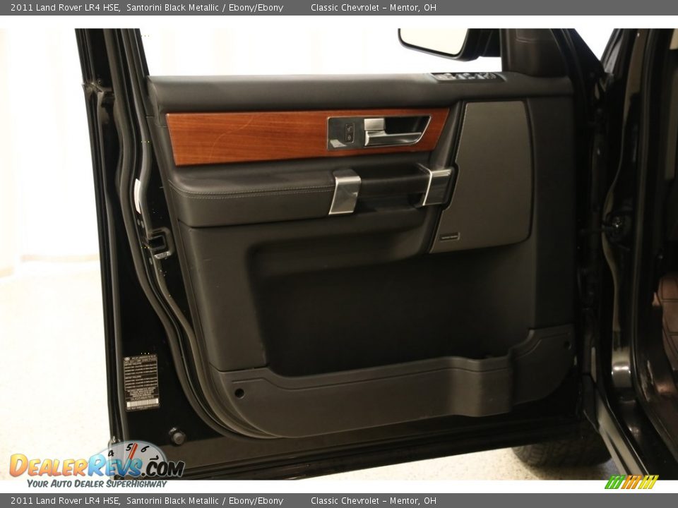 2011 Land Rover LR4 HSE Santorini Black Metallic / Ebony/Ebony Photo #4