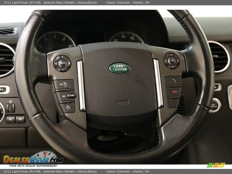 2011 Land Rover LR4 HSE Santorini Black Metallic / Ebony/Ebony Photo #7