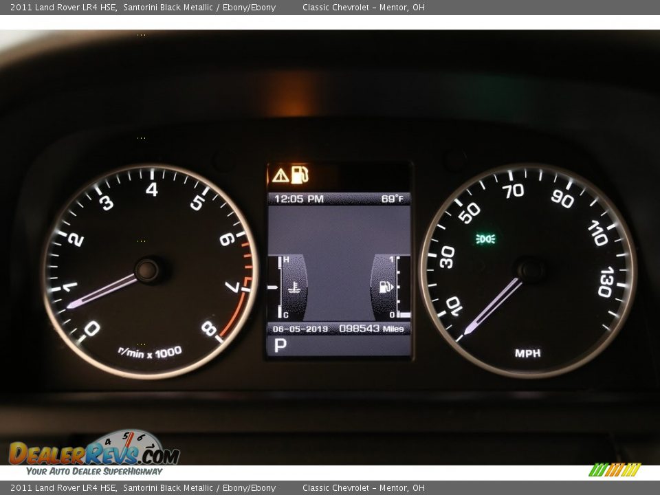 2011 Land Rover LR4 HSE Santorini Black Metallic / Ebony/Ebony Photo #8
