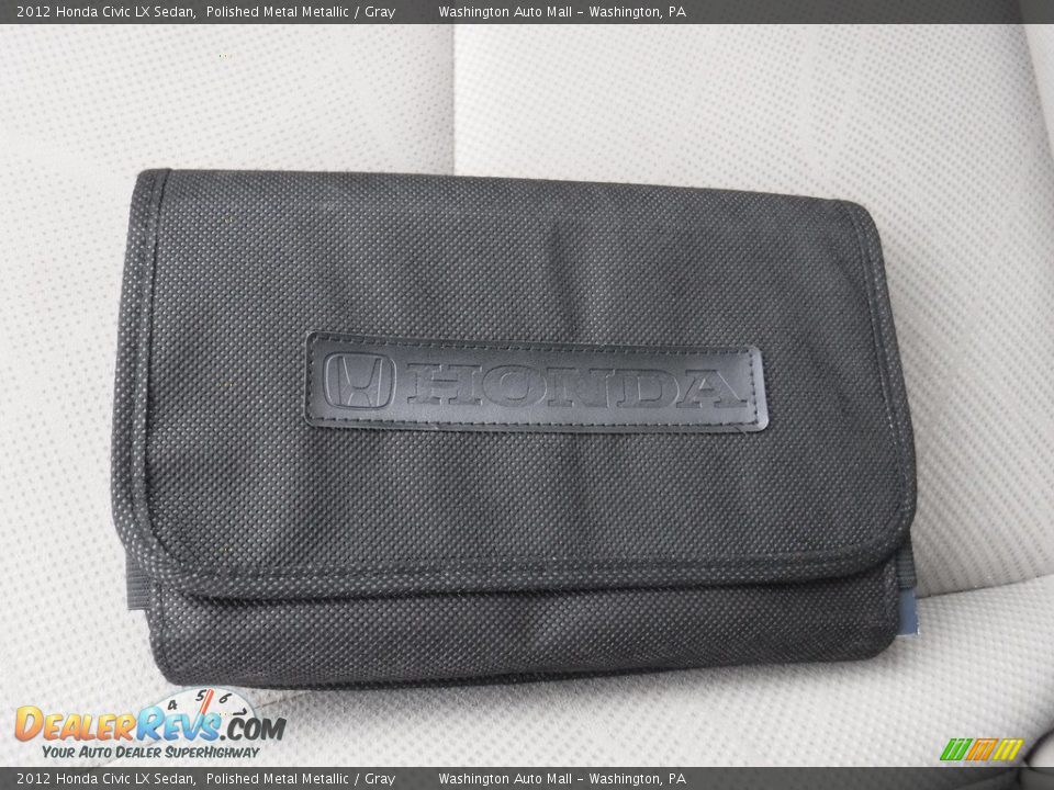 2012 Honda Civic LX Sedan Polished Metal Metallic / Gray Photo #22