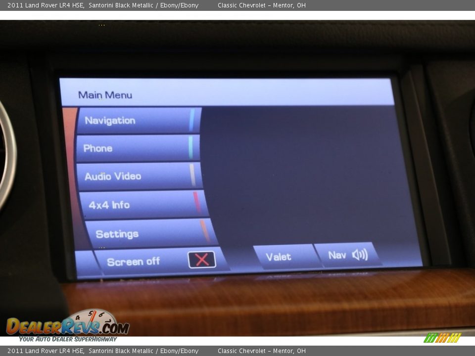 2011 Land Rover LR4 HSE Santorini Black Metallic / Ebony/Ebony Photo #10
