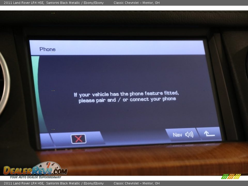 2011 Land Rover LR4 HSE Santorini Black Metallic / Ebony/Ebony Photo #12