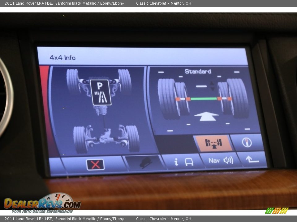 2011 Land Rover LR4 HSE Santorini Black Metallic / Ebony/Ebony Photo #13