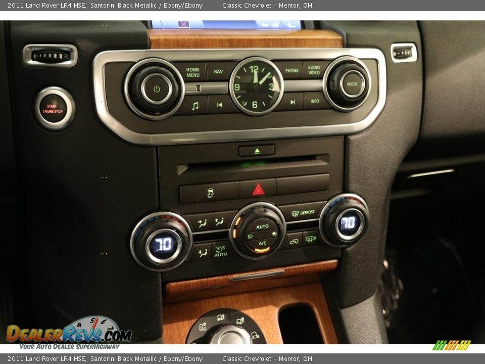 2011 Land Rover LR4 HSE Santorini Black Metallic / Ebony/Ebony Photo #14