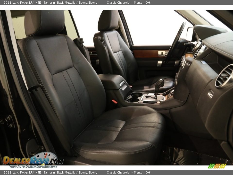 2011 Land Rover LR4 HSE Santorini Black Metallic / Ebony/Ebony Photo #17