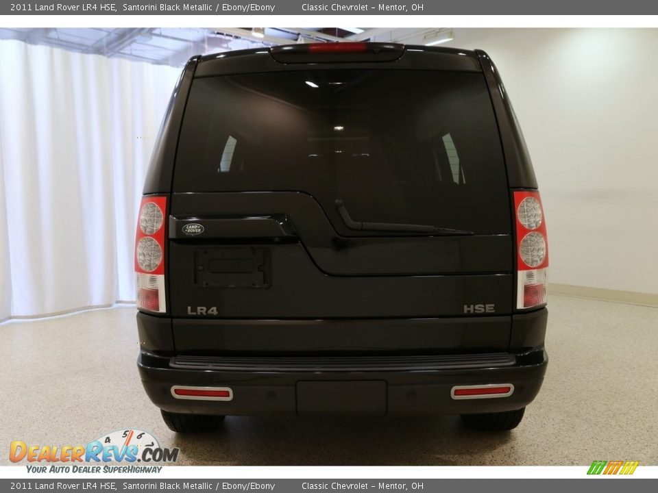 2011 Land Rover LR4 HSE Santorini Black Metallic / Ebony/Ebony Photo #21